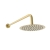 Prestige Ottone Thermostatic Concealed Shower Mixer with Adjustable Slide Rail Kit + Fixed Shower Head - Brushed Brass | Thumbnail Image