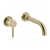 Prestige Ottone Basin Mixer Tap Wall Mounted - Brushed Brass | Thumbnail Image