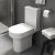 Prestige Ozone Round Rimless Open Back Close Coupled Toilet (inc Soft Close Seat) | Thumbnail Image