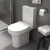 Prestige Ozone Round Rimless Open Back Close Coupled Toilet (inc Soft Close Seat) | Thumbnail Image