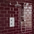 Prestige Plan Option 3 Thermostatic Concealed Shower Valve with Adjustable Slide Rail Kit and Fixed Head - Chrome | Thumbnail Image