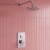 Prestige Plan Thermostatic Single Round Push Button Concealed Mixer Shower with Round Shower Head | Thumbnail Image