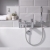 Prestige Plan Bath Shower Mixer Tap Pillar Mounted - Chrome | Thumbnail Image