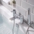 Prestige Plan Bath Shower Mixer Tap Pillar Mounted - Chrome | Thumbnail Image