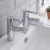 Prestige Plan Basin Taps Pair Chrome | Thumbnail Image