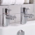 Prestige Plan Bath Taps Pair Chrome | Thumbnail Image
