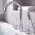 Prestige Plan 4 Hole Bath Shower Mixer Tap with Shower Kit Chrome | Thumbnail Image