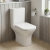 Prestige Primo Square Rimless Open Back Close Coupled Toilet (inc Soft Close Seat) | Thumbnail Image