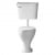 Prestige Proton Low Level Toilet with Bottom Feed Lever Cistern - Soft Close Seat