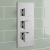 Prestige Pure Option 6 Thermostatic Concealed Shower Valve with Adjustable Slide Rail Kit and Fixed Head - Chrome | Thumbnail Image