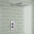 Prestige Pure Option 2 Thermostatic Concealed Shower Valve with Fixed Shower Head and Arm - Chrome | Thumbnail Image