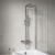 Prestige Pure Thermostatic Bar Shower Mixer with Rigid Riser Kit and Bath Filler Spout - Chrome | Thumbnail Image
