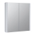 Prestige Purity 2-Door Mirror Bathroom Cabinet 650mm H x 600mm W - Gloss White