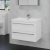 Prestige Purity 2-Drawer Wall Hung Vanity Unit with Mid Depth Ceramic Basin 800mm Wide - White | Thumbnail Image