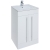 Prestige Purity 2-Door Floor Standing Vanity Unit with Ceramic Basin 500mm Wide - White