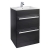 Prestige Purity 600mm 2-Drawer Floor Standing Vanity Unit