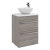 Prestige Purity 600mm 2-Drawer Floor Standing Countertop Vanity Unit