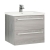 Prestige Purity 2-Drawer Wall Hung Vanity Unit with Mid Depth Ceramic Basin 600mm Wide - Silver Oak | Thumbnail Image