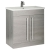 Prestige Purity 2-Door Floor Standing Vanity Unit with Mid Depth Ceramic Basin 800mm Wide - Silver Oak | Thumbnail Image