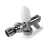 Prestige Style Angled Lockshield Valve with Drain-Off, 10mm, White/Chrome | Thumbnail Image