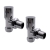Prestige Modern Angled Radiator Valves, 15mm, Pair, Chrome | Thumbnail Image