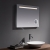 Prestige Sherston LED Bathroom Mirror with Touch Sensor and 3X Magnification 800mm H x 600mm W
