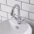 Prestige Times Mono Basin Mixer Tap with Click Waste Dual Handle - Chrome | Thumbnail Image