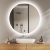 Prestige Tucson Back-Lit LED Bathroom Mirror with Touch Sensor and Diameter 600mm