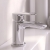 Prestige Verve Mini Mono Basin Mixer Tap with Click Waste - Chrome | Thumbnail Image