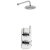 Prestige Viktory Thermostatic Dual Concealed Shower with Round Head