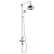 Prestige Viktory Thermostatic Exposed Shower Valve with Rigid Riser Kit and Fixed Shower Head - Chrome | Thumbnail Image