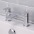 Prestige Visage Bath Filler Tap Pillar Mounted - Chrome | Thumbnail Image