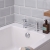 Prestige Visage Bath Filler Tap Pillar Mounted - Chrome | Thumbnail Image