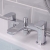 Prestige Visage Bath Shower Mixer Tap Pillar Mounted - Chrome | Thumbnail Image