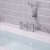 Prestige Visage Bath Shower Mixer Tap Pillar Mounted - Chrome | Thumbnail Image