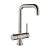 Prima 3 in 1 Hot Kitchen Sink Mixer Tap - Brushed Steel