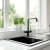 Prima+ Granite Composite 1.5 Bowl Inset Kitchen Sink with Waste Kit 1000mm L x 500mm W - Black