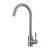 Prima Soho Swan Neck Single Lever Kitchen Sink Mixer Tap - Brushed Steel