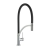 Prima Swan Neck Pull Out Single Lever Kitchen Sink Mixer Tap - Black
