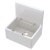 Delphi Cleaner Fireclay Sink 1.0 Bowl with Grid 515mm L x 535mm D x 393mm W - White