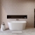 Delphi Lagoon Back-to-Wall Freestanding Bath 1500mm x 750mm