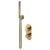 Delphi Loop Brushed Brass Dual Concealed Shower Set with Handset and Bracket