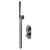 Delphi Loop Brushed Pewter Dual Concealed Shower Set with Handset and Bracket