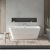 Delphi Opulence Square Back-to-Wall Bath 1600mm x 700mm | Thumbnail Image