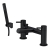 Delphi Quay Matt Black Bath Shower Mixer Tap with Kit | Thumbnail Image