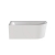 Delphi Shore Curved Offset Corner Bath 1500mm x 800mm Left Handed (inc Leg Set)