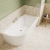 Purity Shore Curved Offset Corner Bath
