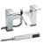 Delphi Swallow Chrome Bath Shower Mixer Tap with Kit | Thumbnail Image