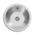 Pyramis Royal Mini 1.0 Round Bowl Kitchen Sink with Waste Kit 355mm Diameter - Stainless Steel