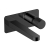 RAK Amalfi Wall Mounted Basin Mixer Tap with Back Plate - Matt Black